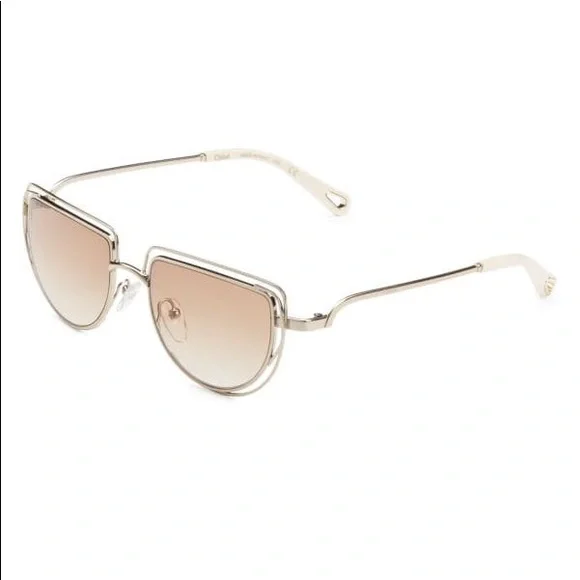 CHLOÉ 52MM Square Sunglasses display picture 1